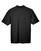 North End 14099, 88632 Men's Recycled Polyester Performance Pique Polo, Black