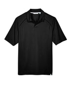 North End 14099, 88632 Men's Recycled Polyester Performance Pique Polo, Black