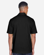 North End 14099, 88632 Men's Recycled Polyester Performance Pique Polo, Black