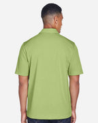 North End 14099, 88632 Men's Recycled Polyester Performance Pique Polo, Cactus Green