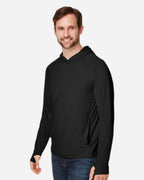 North End NE105, T-Shirts - Long Sleeve, Black