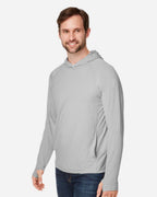 North End NE105, T-Shirts - Long Sleeve, Platinum