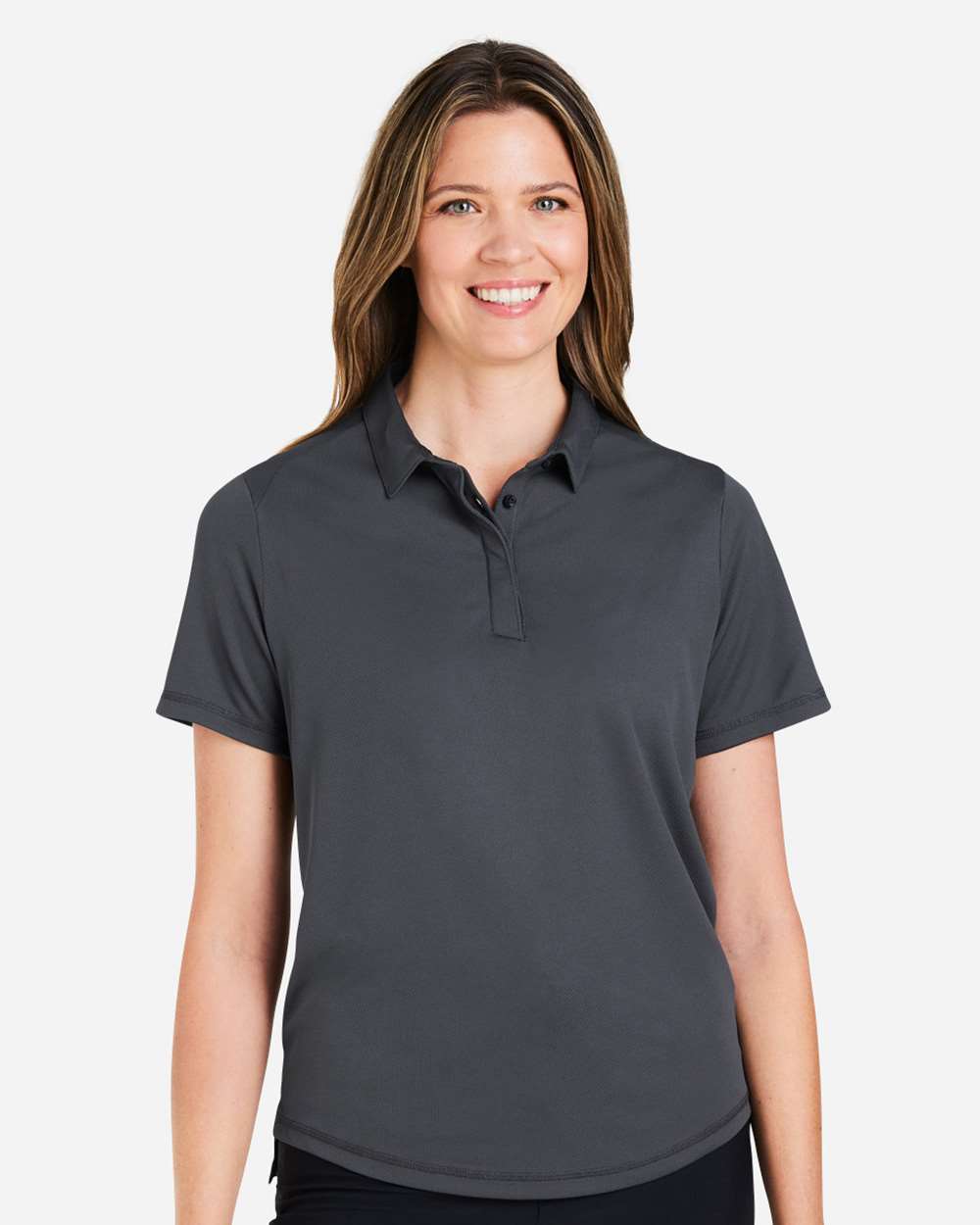 North End 14116, Ne110w Women's Revive Coolcore Polo, Carbon
