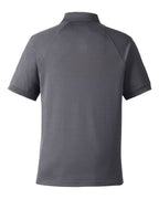 Harriton M208, 14175 Men's Charge Snag And Soil Protect Polo, Dark Charcoal