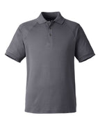 Harriton M208, 14175 Men's Charge Snag And Soil Protect Polo, Dark Charcoal