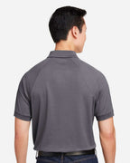 Harriton M208, 14175 Men's Charge Snag And Soil Protect Polo, Dark Charcoal