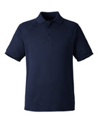 Harriton M208, 14175 Men's Charge Snag And Soil Protect Polo, Dark Navy