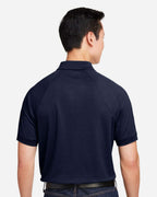 Harriton M208, 14175 Men's Charge Snag And Soil Protect Polo, Dark Navy
