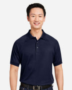Harriton M208, 14175 Men's Charge Snag And Soil Protect Polo, Dark Navy