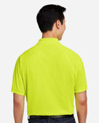 Harriton M208, 14175 Men's Charge Snag And Soil Protect Polo, Safety Yellow
