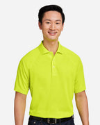 Harriton M208, 14175 Men's Charge Snag And Soil Protect Polo, Safety Yellow