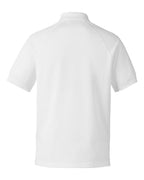 Harriton M208, 14175 Men's Charge Snag And Soil Protect Polo, White