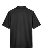 Harriton M348T, 14187 Men's Tall Advantage Snag Protection Plus Il Polo, Black