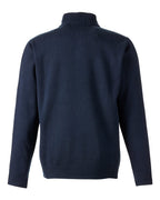 Harriton M421, 14196 Unisex Pilbloc Quarter-zip Pullover Sweater, Dark Navy