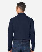 Harriton M208L, 14198 Men's Charge Snag And Soil Protect Long Sleeve Polo, Dark Navy