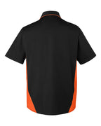 Harriton 14206, M586t, Black/ Team Orange