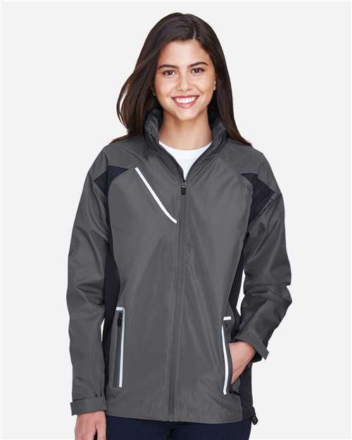 Team 365 TT86W, Women's Dominator Waterproof Jacket, Sport Graphite