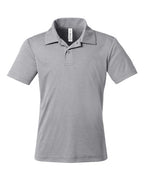 Team 365 TT51HY, Youth Zone Sonic Heather Performance Polo, Athletic Heather