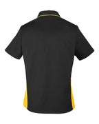 Harriton 14318, M586w, Black/ Sunray Yellow