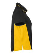 Harriton 14318, M586w, Black/ Sunray Yellow