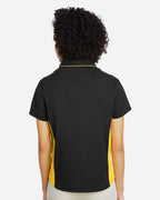 Harriton 14318, M586w, Black/ Sunray Yellow