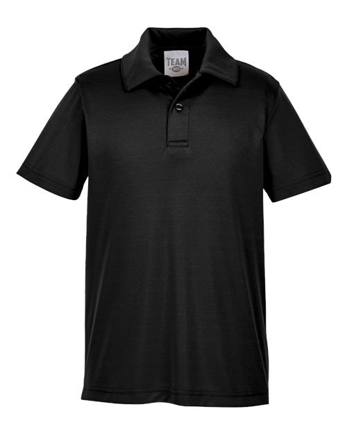 Team 365 TT51Y, Youth Zone Performance Polo, Black