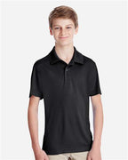 Team 365 TT51Y, Youth Zone Performance Polo, Black