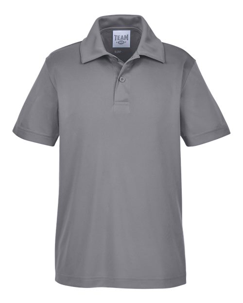Team 365 TT51Y, Youth Zone Performance Polo, Sport Graphite