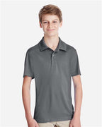 Team 365 TT51Y, Youth Zone Performance Polo, Sport Graphite