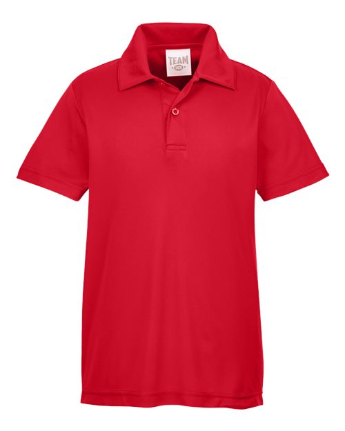 Team 365 TT51Y, Youth Zone Performance Polo, Sport Red