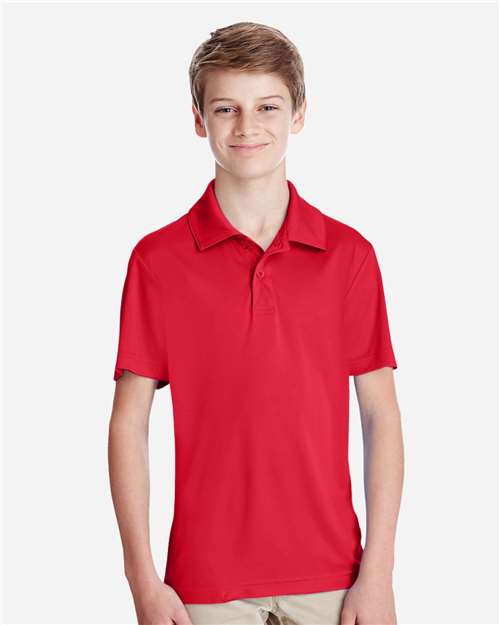 Team 365 TT51Y, Youth Zone Performance Polo, Sport Red