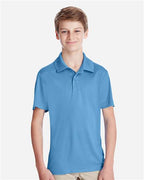Team 365 TT51Y, Youth Zone Performance Polo, Sport Light Blue