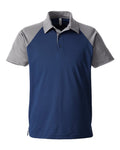 Team 365 TT21C, Men's Command Snag-protection Colorblock Polo, Sport Dark Navy/ Sport Graphite
