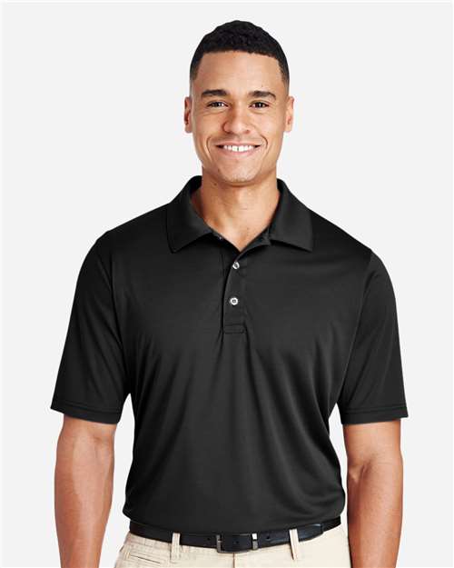 Team 365 TT51T, Tall Zone Performance Polo, Black