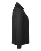 Harriton M348LW, 14357 Women's Advantage Snag Protection Plus Il Long Sleeve Polo, Black