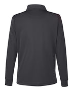 Harriton M348LW, 14357 Women's Advantage Snag Protection Plus Il Long Sleeve Polo, Dark Charcoal