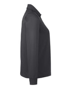 Harriton M348LW, 14357 Women's Advantage Snag Protection Plus Il Long Sleeve Polo, Dark Charcoal
