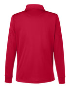 Harriton M348LW, 14357 Women's Advantage Snag Protection Plus Il Long Sleeve Polo, Red