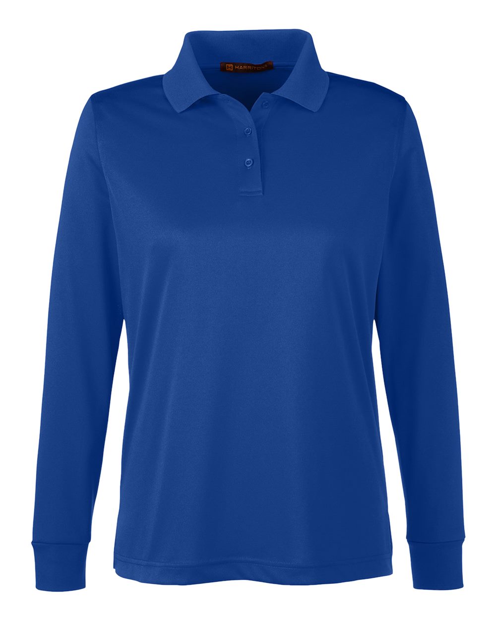 Harriton M348LW, 14357 Women's Advantage Snag Protection Plus Il Long Sleeve Polo, True Royal
