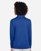 Harriton M348LW, 14357 Women's Advantage Snag Protection Plus Il Long Sleeve Polo, True Royal