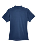Harriton M345W, 14371 Women's Advantage Snag Protection Plus Il Snap Placket Polo, Dark Navy