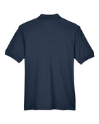 Harriton M265P, 14397 Men's Easy Blend Polo With Pocket, Navy