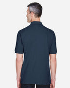 Harriton M265P, 14397 Men's Easy Blend Polo With Pocket, Navy
