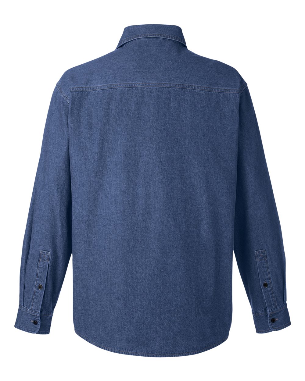 Harriton 14406, M540 Unisex Denim Shirt Jacket, Dark Denim