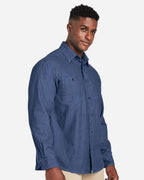 Harriton 14406, M540 Unisex Denim Shirt Jacket, Dark Denim