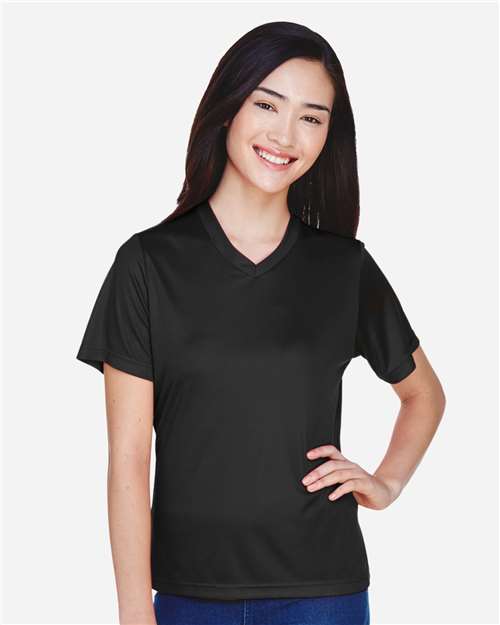 Team 365 TT11W, Women's Zone Performance T-shirt, Black