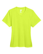 Team 365 TT11W, Women's Zone Performance T-shirt, Safety Yellow