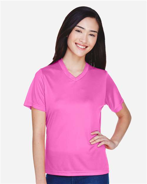 Team 365 TT11W, Women's Zone Performance T-shirt, Sport Charity Pink