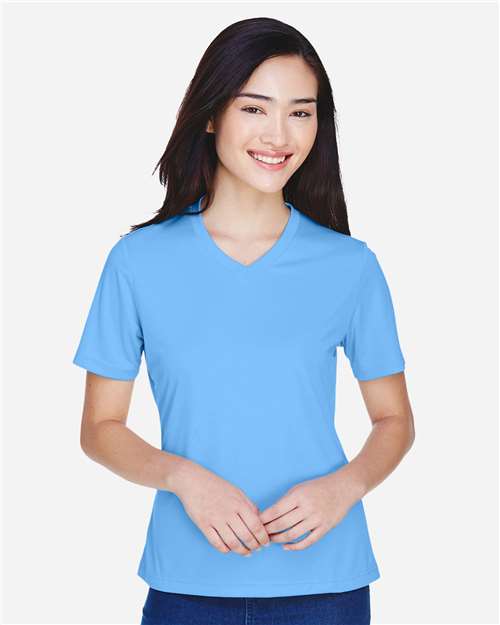 Team 365 TT11W, Women's Zone Performance T-shirt, Sport Light Blue
