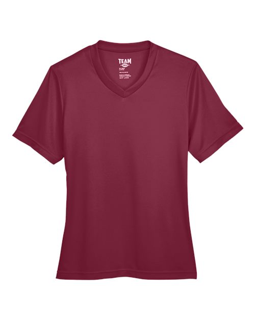 Team 365 TT11W, Women's Zone Performance T-shirt, Sport Maroon